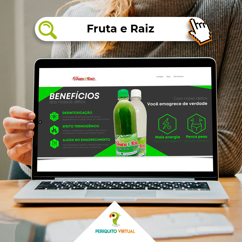 Projeto do site Fruta e Raiz